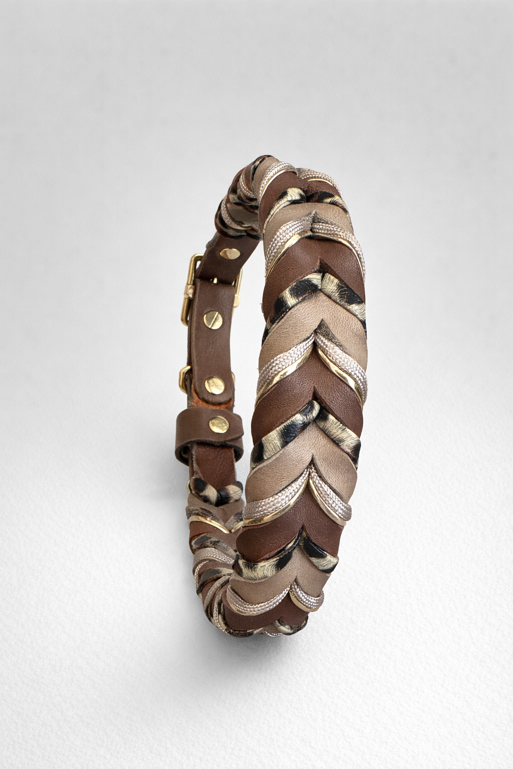 Lederhalsband Savanna