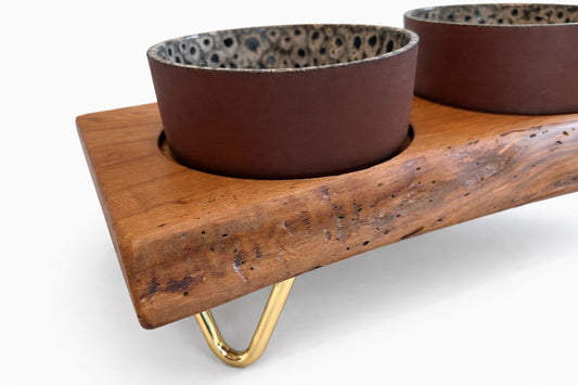 Barneo Napfbar aus Kirschholz