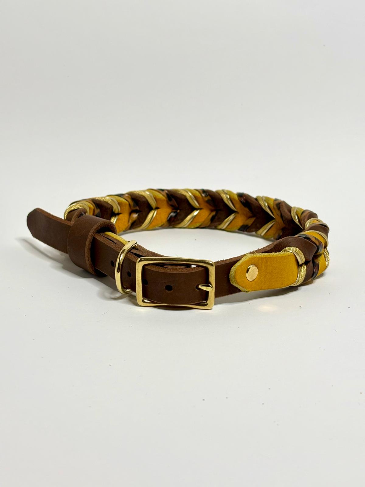 Lederhalsband Leo Blaze