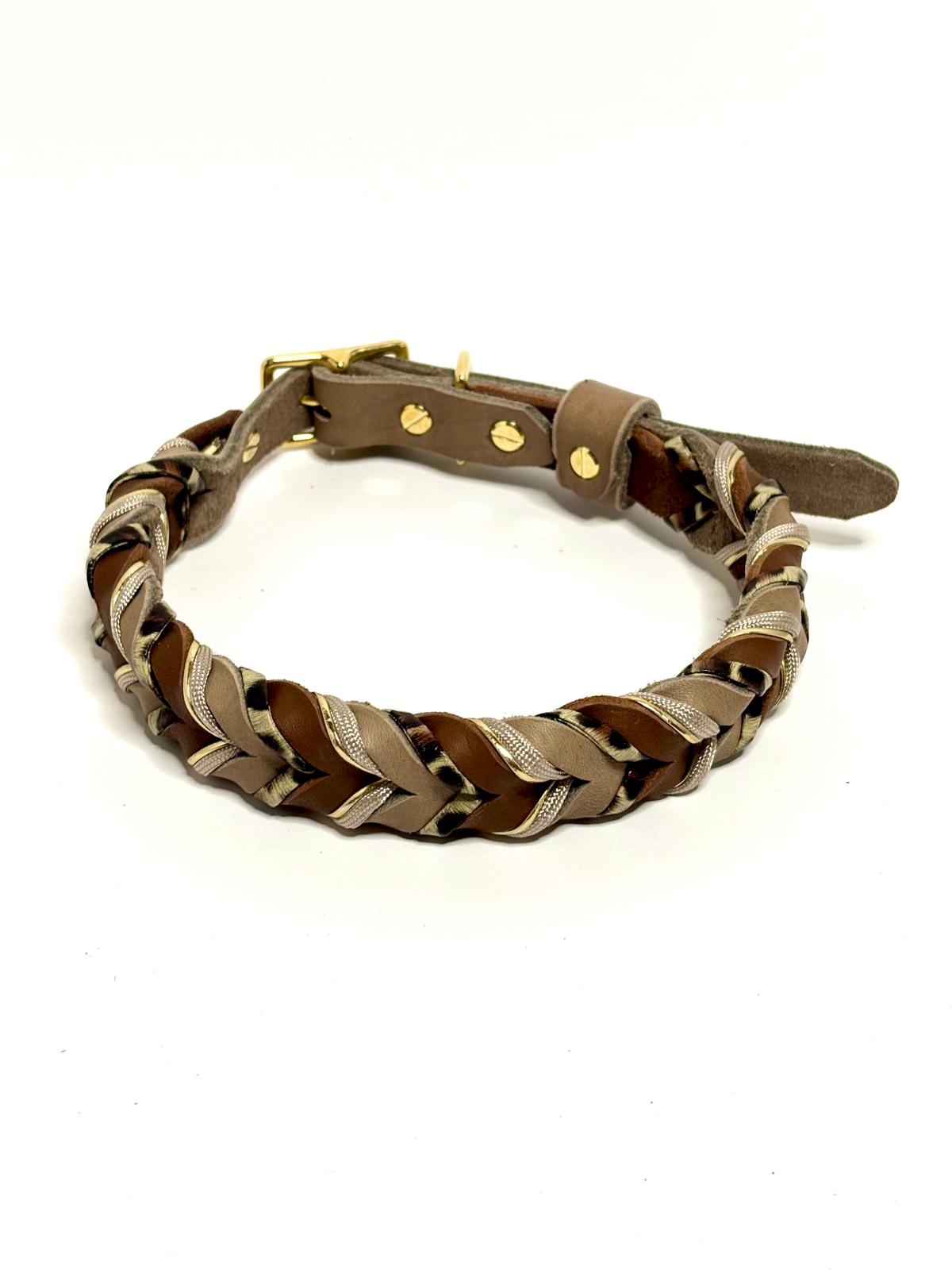 Lederhalsband Savanna