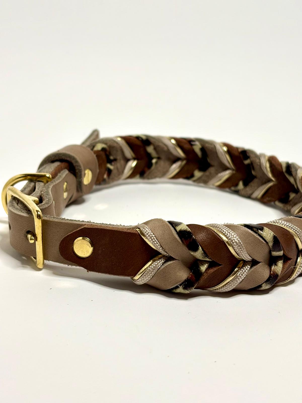 Lederhalsband Savanna