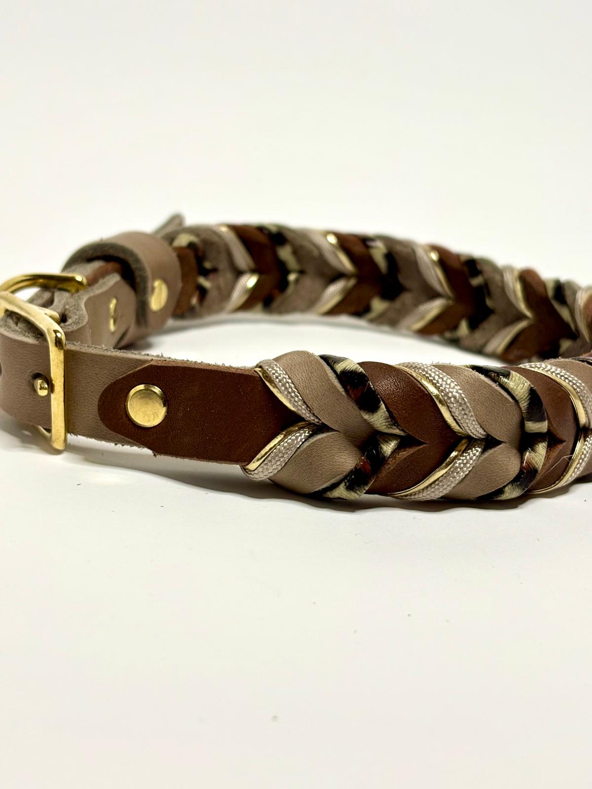 Lederhalsband Savanna