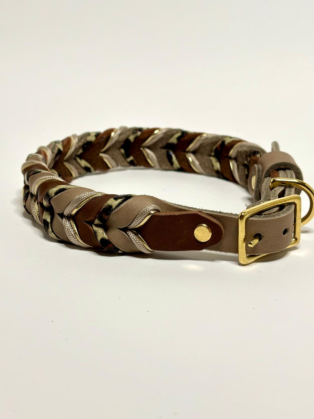 Lederhalsband Savanna